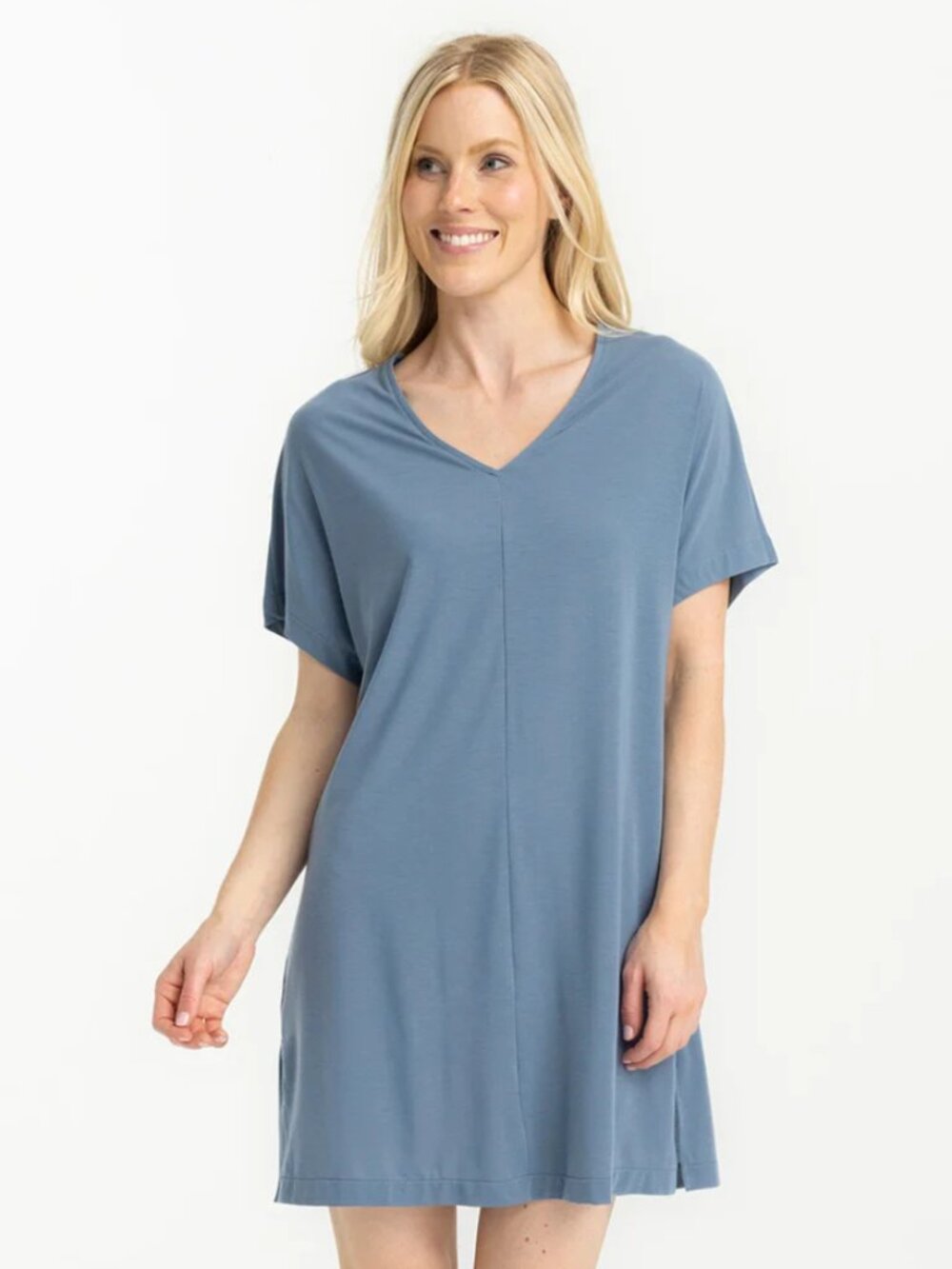 Free Fly Blue Elevate Relaxed Cover Up Dress Size XL
